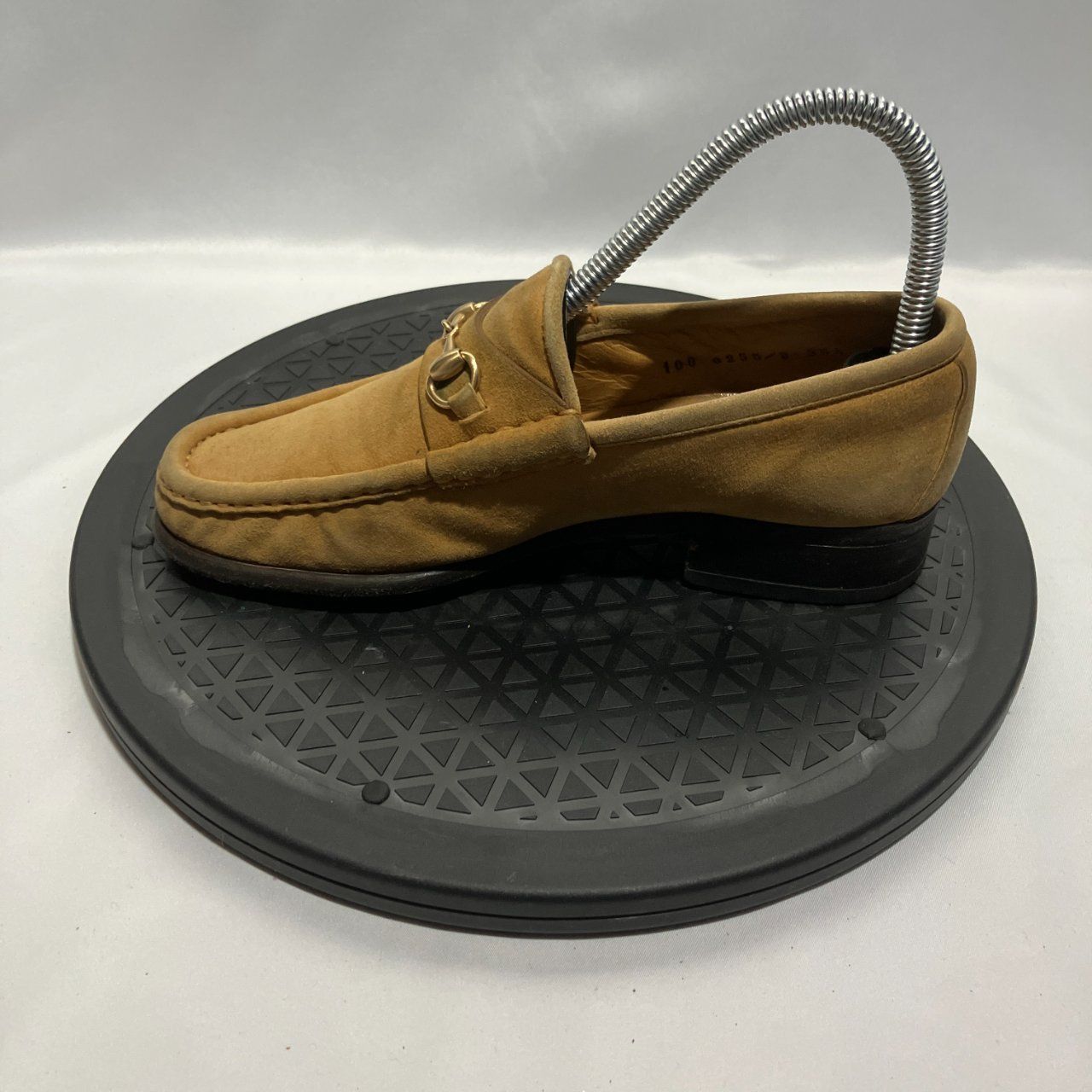 GUCCI グッチ ホースビットローファー スエード ベージュ 22.5cm 