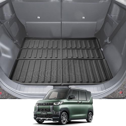 三菱 デリカミニ B34A/B35A/B37A/B38A ラゲッジマット DELICA MINI 専用 3D 防水マット TPE製 滑り止めマット 取り付け簡単 防キズ 防水 防汚 滑り止め デリカ ミニ アクセサリー 内装 カスタム パーツ a7dbc43c