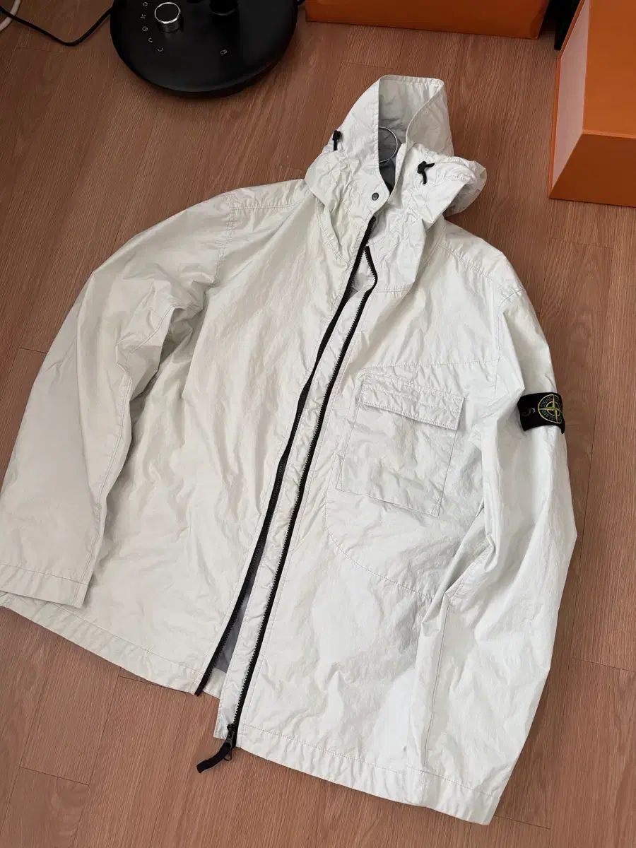 S級 STONE ISLAND ストーンアイランド メンブラーナ 3LTC ナイロン ウィンドブレーカー / XL