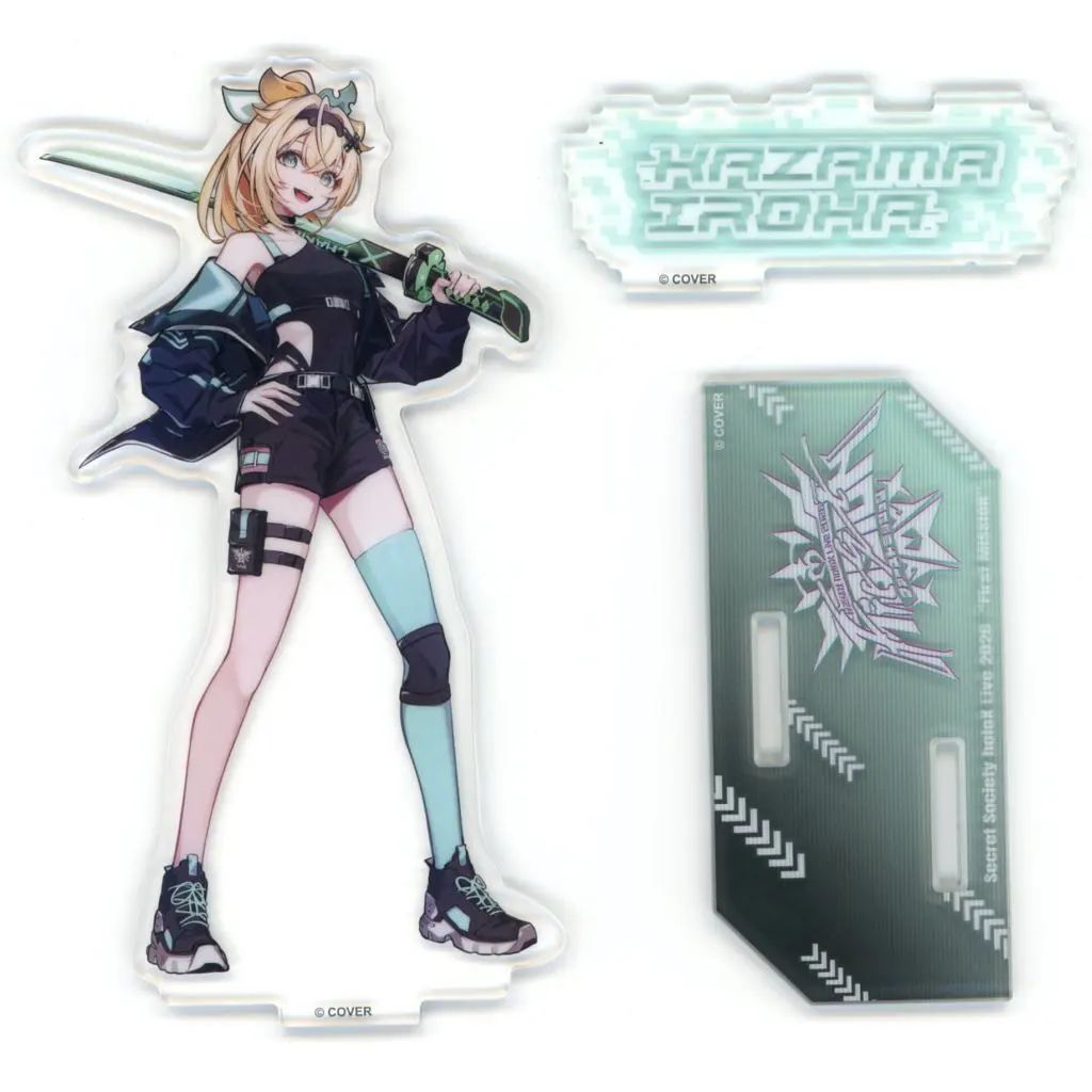 中古】アクリルスタンド・アクリルパネル 風真いろは アクリルスタンド