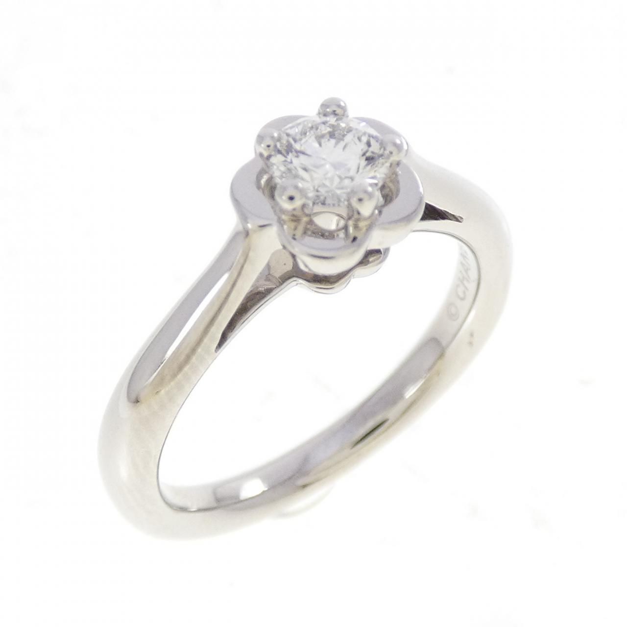 シャネル カメリア リング 0.25CT E VVS1 3EXT
