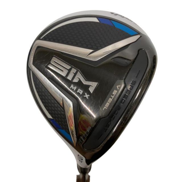 【中古】 テーラーメイド SIM MAX 5W フェアウェイウッド FW TENSEI BLUE TM50(FW) (フレックスR) メンズ 男性用 右利き 右用 Cランク ゴルフクラブ
