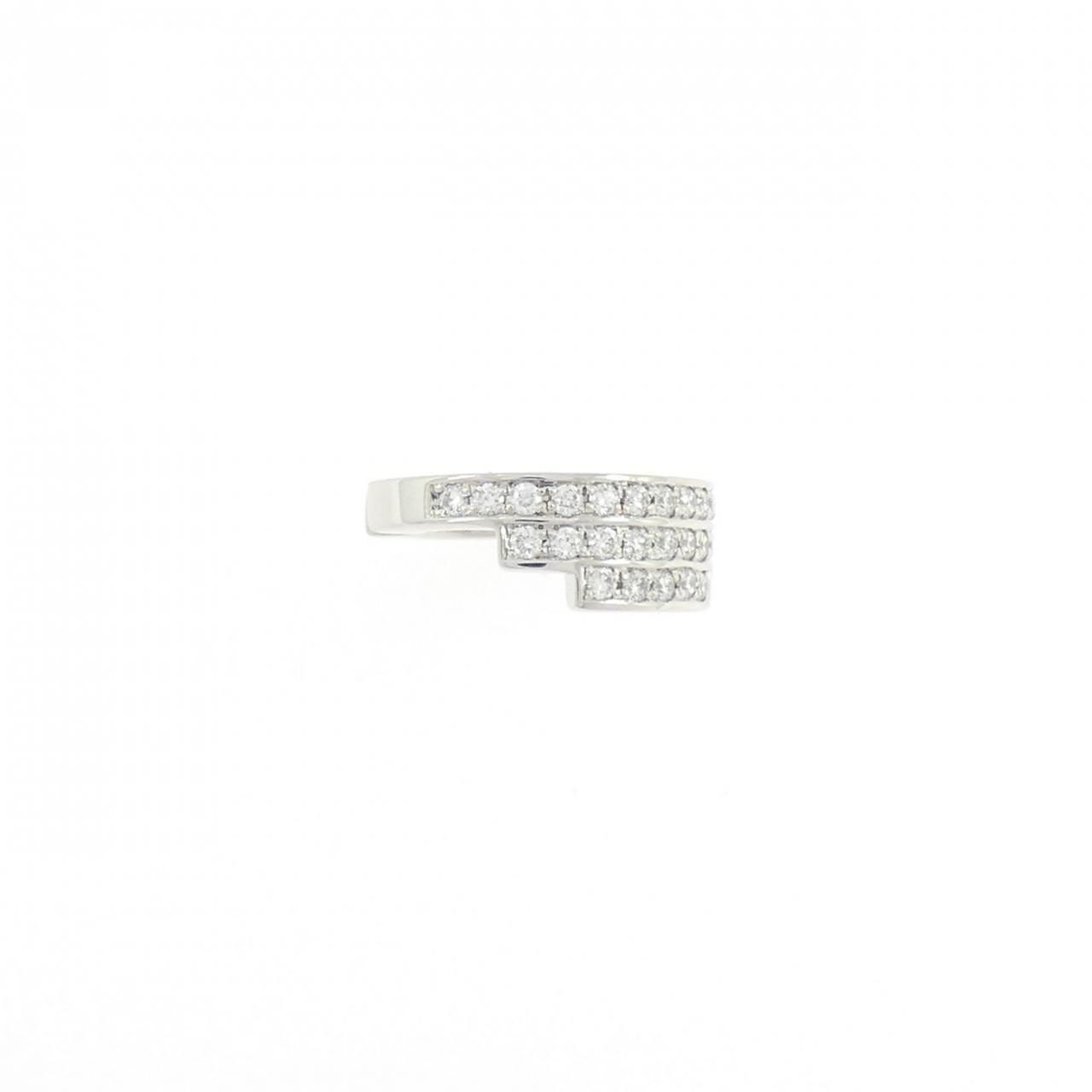 アーカー シャンデリアレイヤード イヤーカフ 0.13CT 片耳