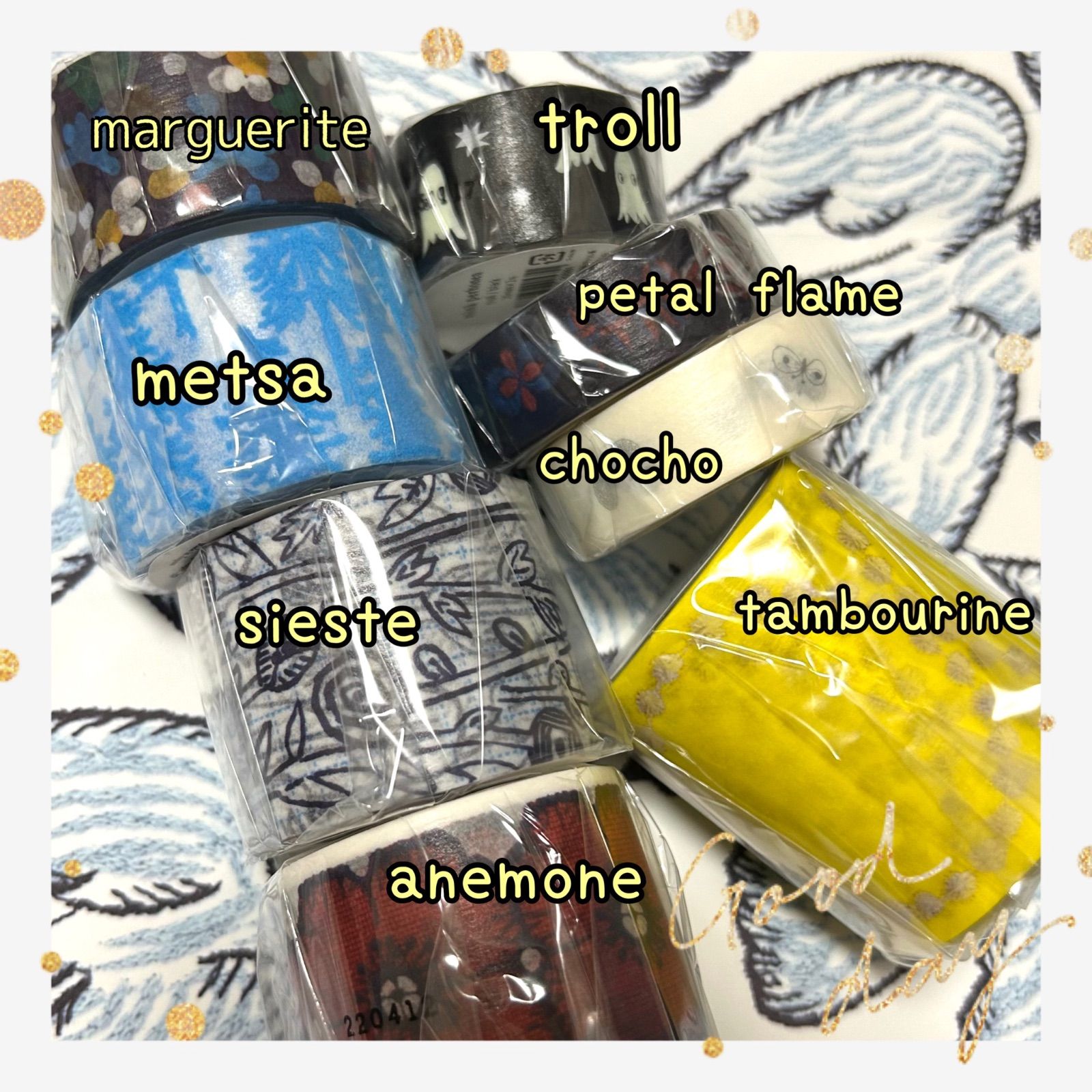 ミナペルホネン マスキングテープ 8種セット ⚮ - メルカリ
