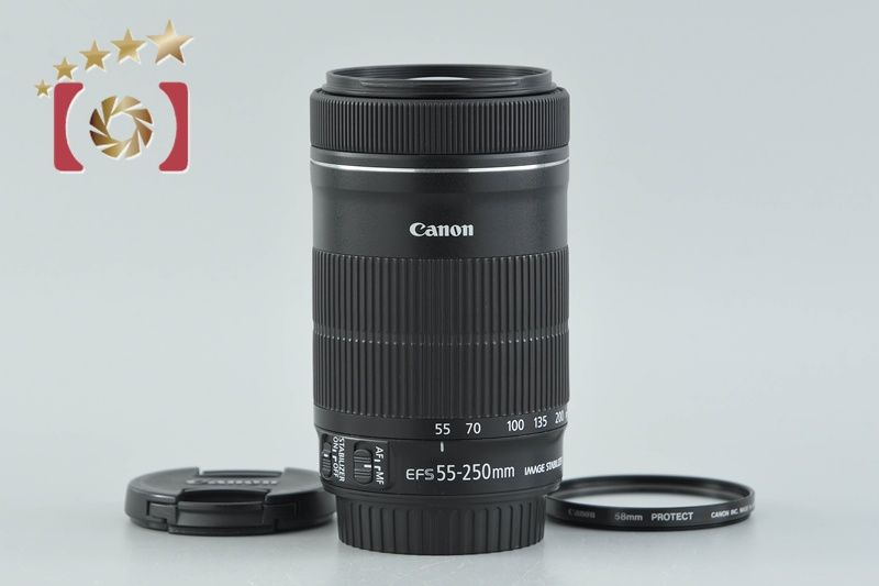 【中古】Canon キヤノン EF-S 55-250mm f/4-5.6 IS STM