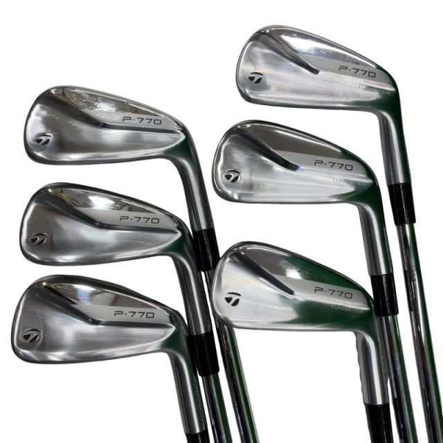 【中古】 テーラーメイド Taylor Made P・770(2020) 6S アイアンセット IR 純正特注シャフト (フレックスS) メンズ 男性用 右利き 右用 Cランク ゴルフクラブ