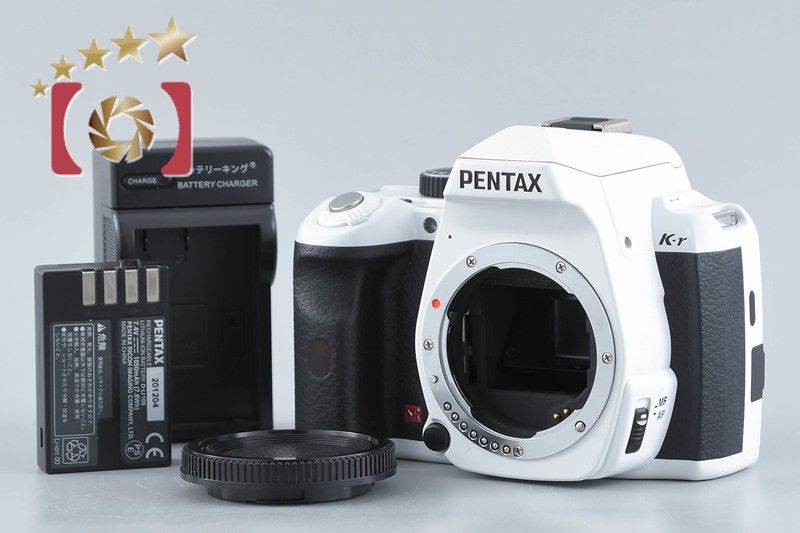 【中古】PENTAX ペンタックス K-r ホワイト デジタル一眼レフカメラ シャッター回数僅少