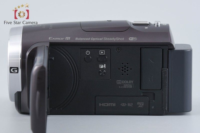中古】SONY ソニー ハンディカム HDR-CX675 ボルドーブラウン デジタル