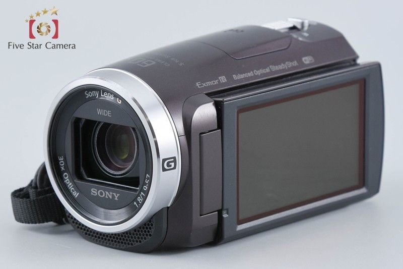 超メルカリ市開催中　SONY HDR-CX675 T ハンディカム ブラウン 中古】SONY ソニー ハンディカム HDR-CX675 ボルドーブラウン デジタル