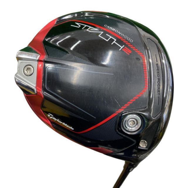 【中古】 テーラーメイド STEALTH2 9° ドライバー DR TENSEI RED TM50(STEALTH DR) (フレックスS) メンズ 男性用 右利き 右用 Cランク ゴルフクラブ