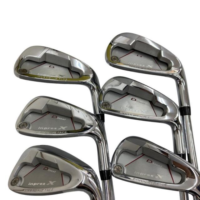 【中古】 ヤマハ inpres X D STEEL 6S アイアンセット IR NS PRO 850GH (フレックスR) メンズ 男性用 右利き 右用 Cランク ゴルフクラブ