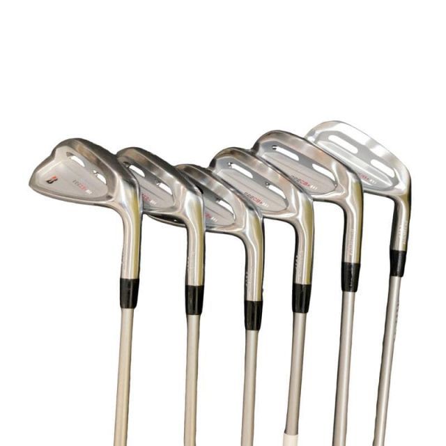 【中古】 ブリヂストン BRIDGESTONE 222CB+ 6S アイアンセット IR 純正特注シャフト (フレックスS) メンズ 男性用 右利き 右用 Cランク ゴルフクラブ