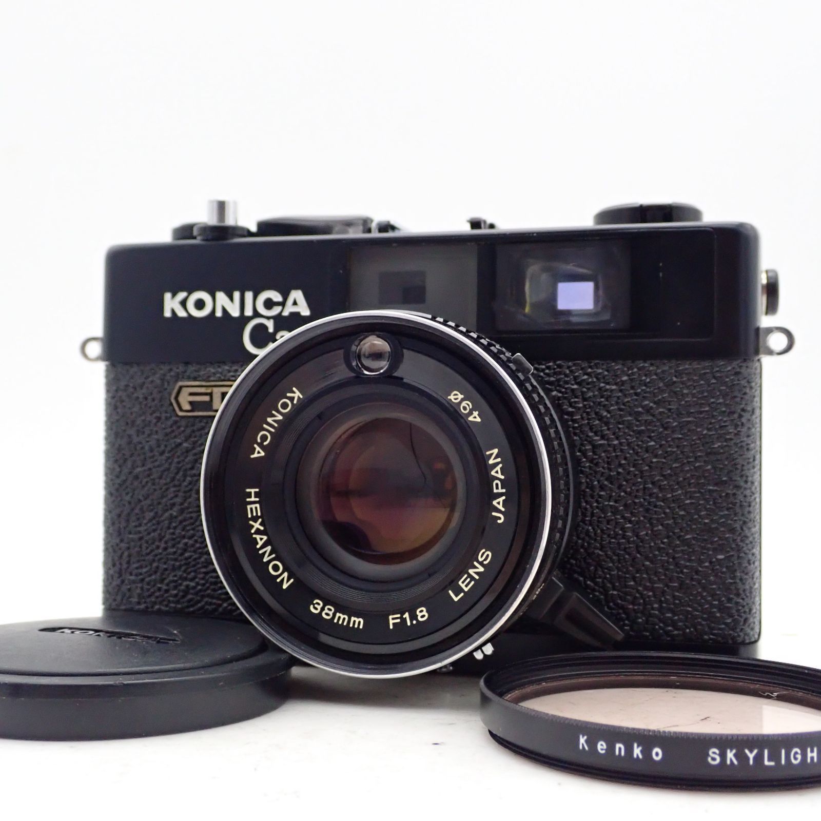 カメラ 美品 KONICA C35 FD HEXANON 38mm f1.8 レンジファインダー