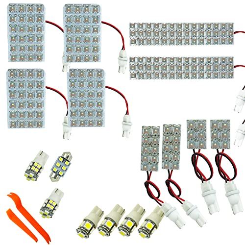 TORIBIO LEDルームランプ Compatible with TOYOTA（トヨタ）ヴェルファイア アルファード 20系 25系 前期 後期 ホワイト 約6500Ｋas 3fe626dc