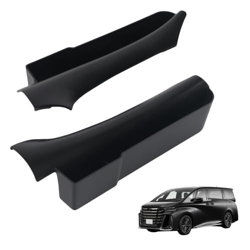 【UmeMart】アルファード/ヴェルファイア 40系専用 センターコンソールサイド収納ボックス つや消しブラック 車内収納 拡張 カスタムパーツ 取り付け簡単 内装アクセサリーas 401c3633