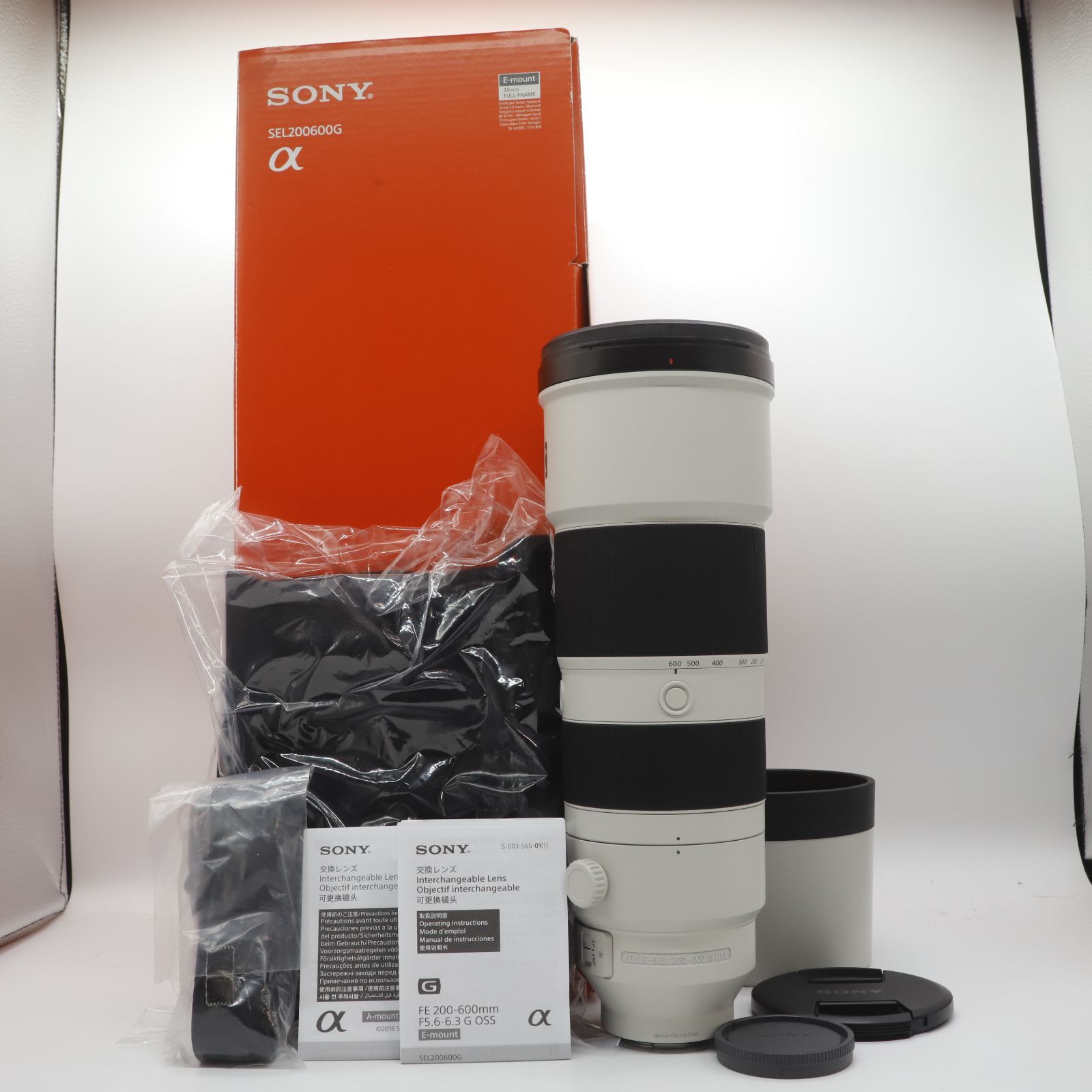 ■美品■ SONY SONY(ソニー) 超望遠ズームレンズ フルサイズ FE 200-600mm F5.6-6.3 G OSS Gレンズ デジタル一眼カメラα[Eマウント]用 純正レンズ SEL200600G