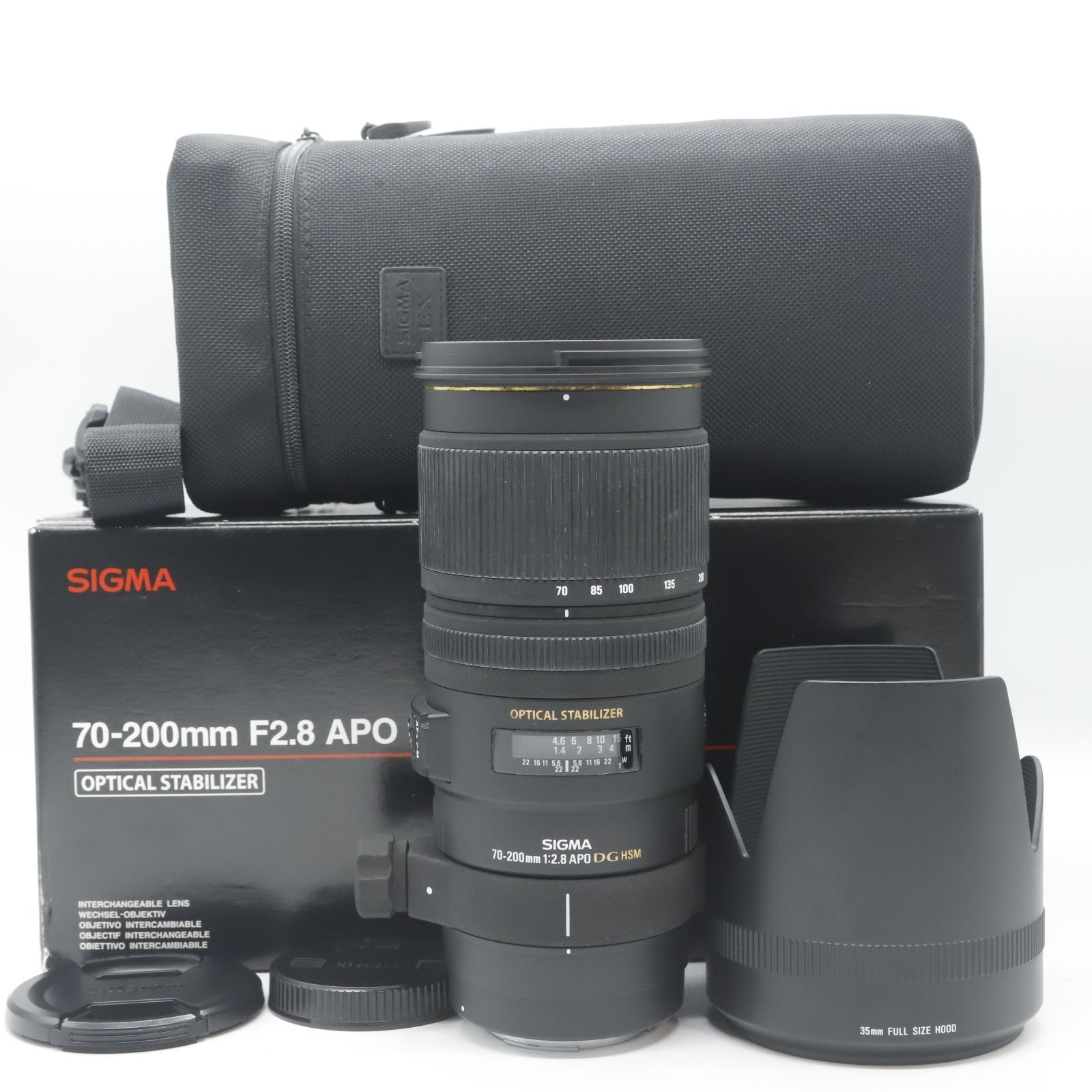 ■実用品■ SIGMA シグマ(Sigma) SIGMA 望遠ズームレンズ APO 70-200mm F2.8 EX DG OS HSM キヤノン用 フルサイズ対応 589547