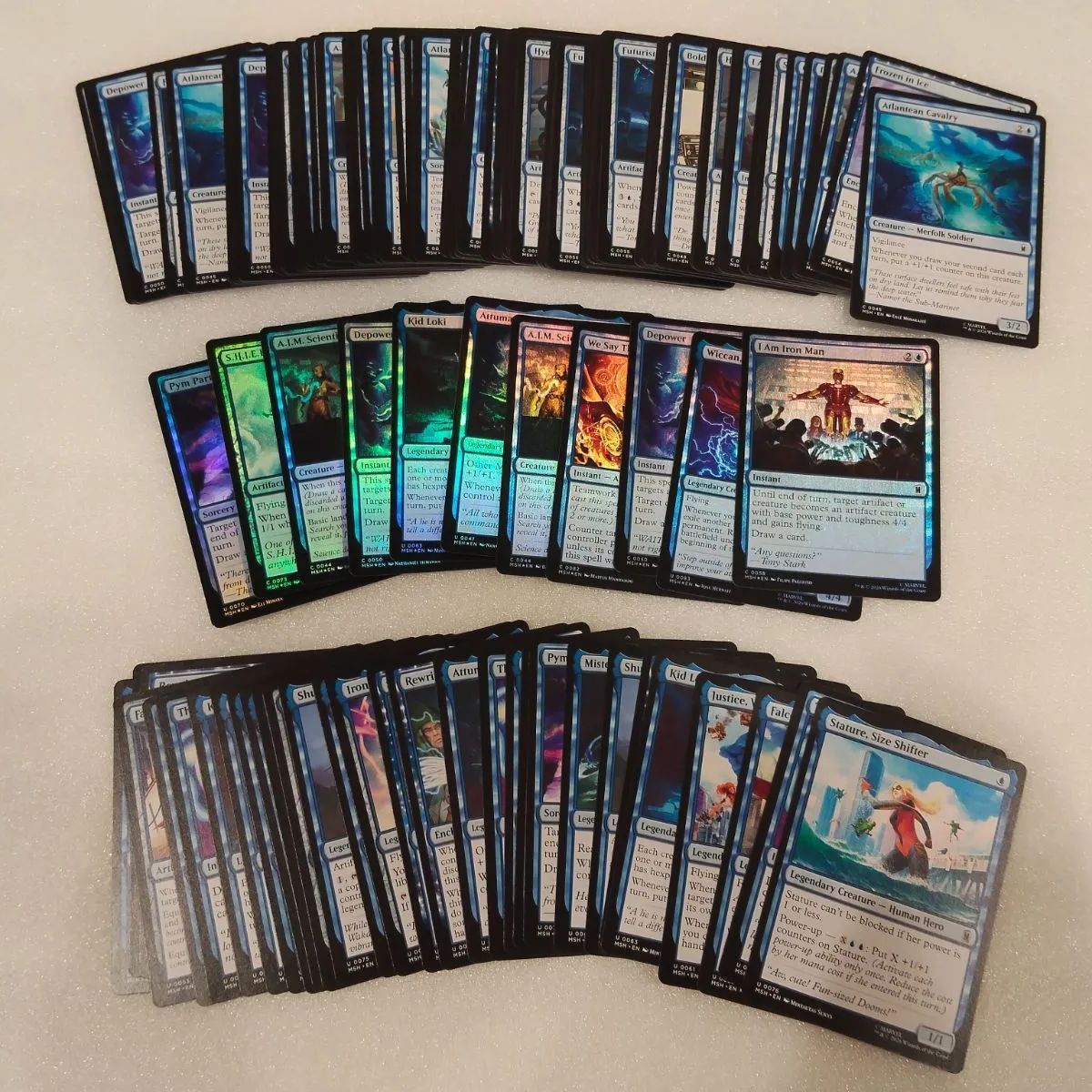 MTG FF日本語版 コモンアンコモンまとめ売り約5箱分 英語】2BOX分 青 / コモン・アンコモン FOil 特殊イラスト まとめ売り