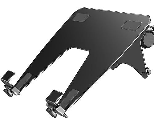 ergounion モニターアーム用ノートパソコントレイ - VESAマウント 100x100mm 最大17.3インチ u0026 26.6ポンド ノートブックトレイ オフィスデスクアクセサリー - ブラックm a16a1c83