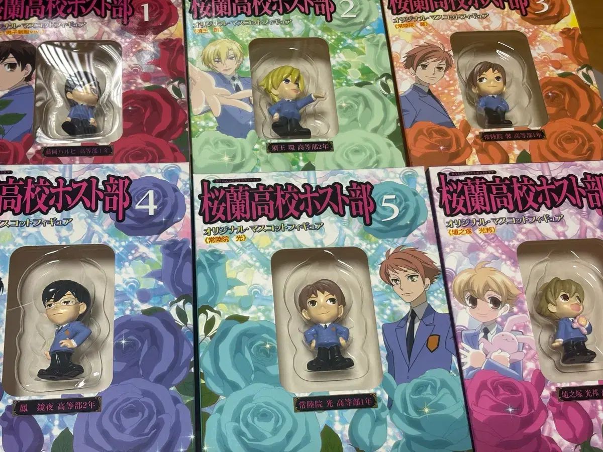 お蘭高校ホスト部 DVD 初回特典 フィギュア セット