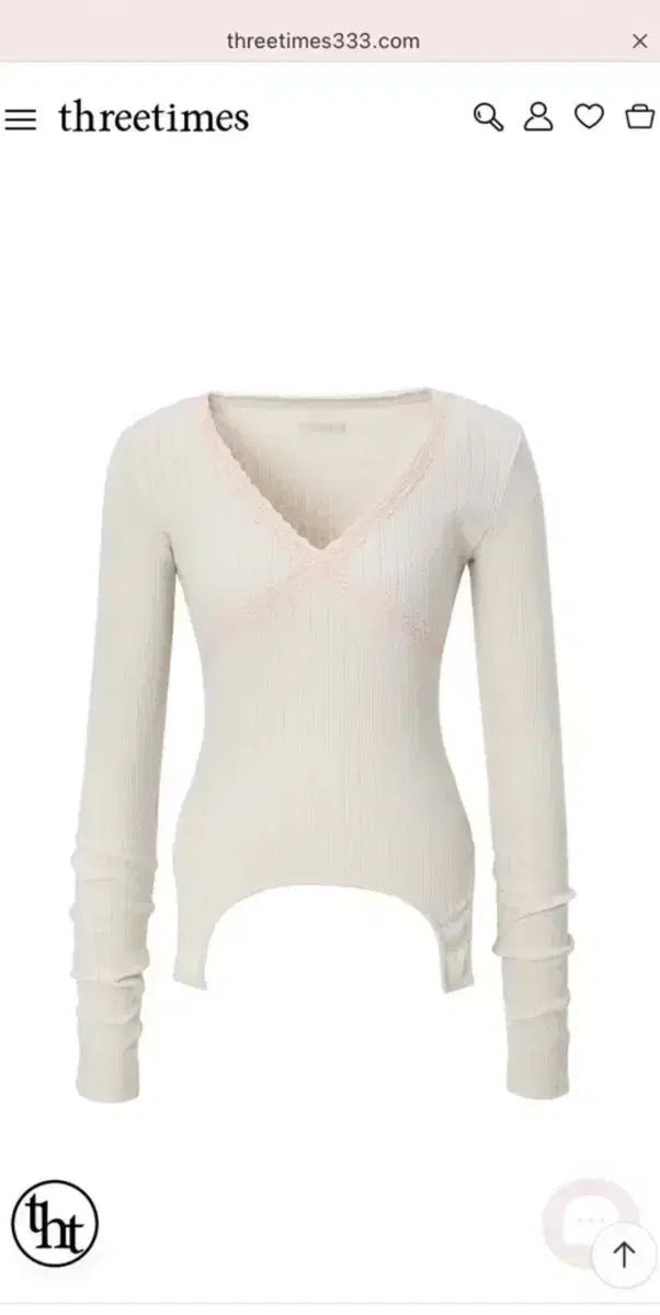 スリータイムズ ベティレース Tシャツ betty lace tee