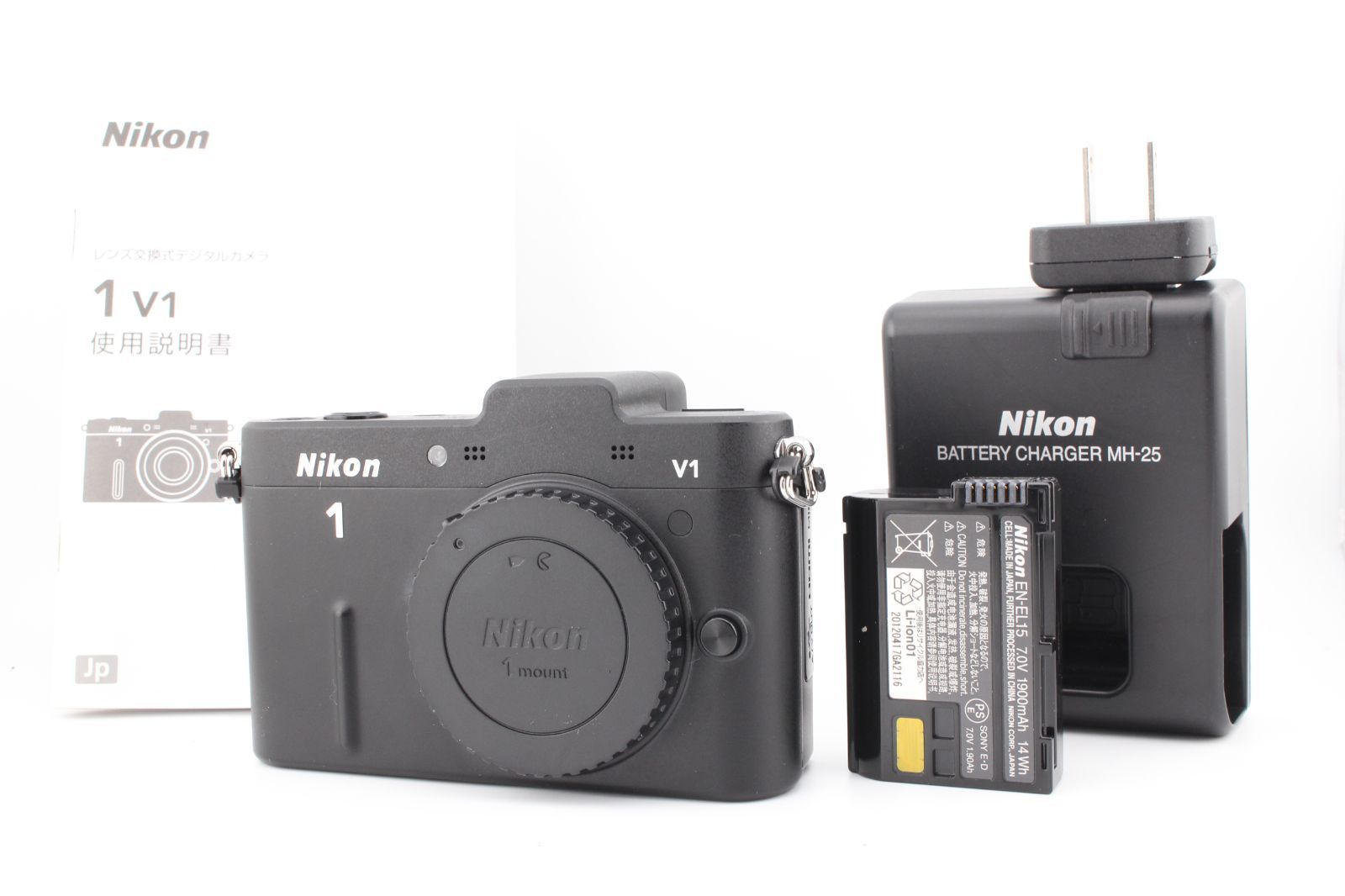 ★極上品★ニコン Nikon 1 V1 ボディ ブラック ミラーレス★　M1495＃79