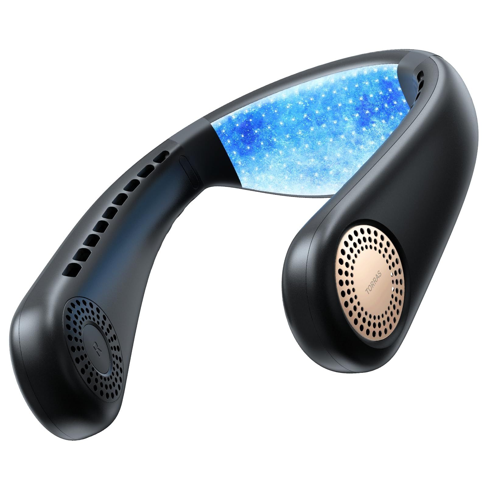 【新品】TORRAS ネッククーラー COOLiFY Air 冷却プレート 首掛け扇風機 ネックファン 【2026新冷却システム】 ペルチェ素子 360°立体送風 120°調整可能 24h稼働 5000mAh 多機能モード 10W急速充電?応 09596623