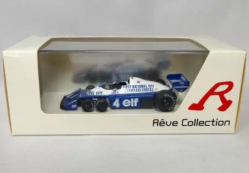 【中古】ミニカー 1/43 Tyrrell P34 1977 Japan GP 3rd elf #4(ブルー×ホワイト) [R70024]