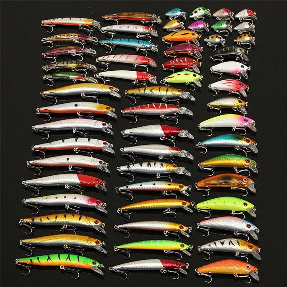 新品 zmart ルアー 56個セット オールマイティミックス ウォブラー クランクベイト スウィンビット ミノー コック スピナー