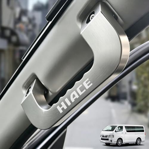 ハイエース 200系 アシストグリップ アルミ製 ハイラックスバン グラブ KDH/TRH 1型 2型 3型 4型 5型 6型 7型 8型 純正交換 シルバー 運転席 助手席 左右2個入りas 459ba7cb