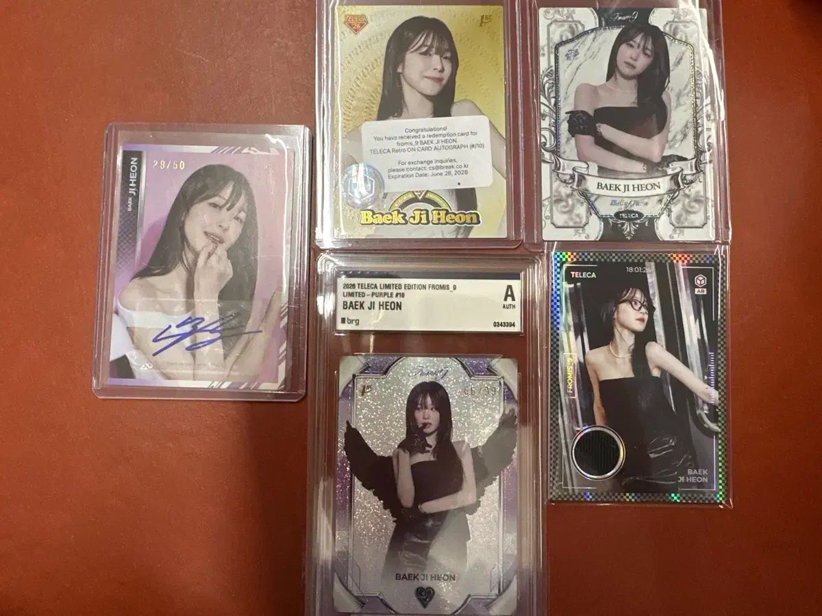 ペク・ジホン(BAEK JIHEON) TELECA テレカ 10限定 限定オート SSP パッチ