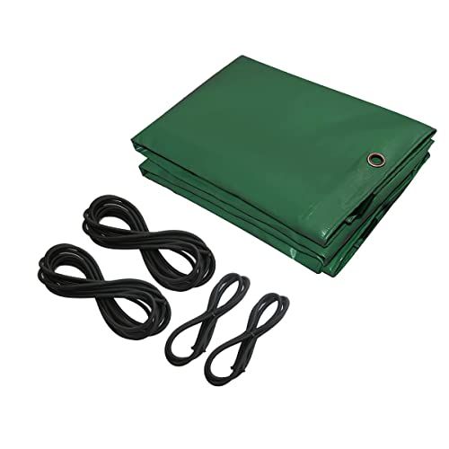 トラック 荷台シート 3.6ｍ×2.4ｍ 1t 1.5t 2t対応 580ｇ/?厚手 防水仕樣 PVC帆布 ゴムロープ付属 トラックシート 日焼け防止 耐凍性 耐候性 四角加固 グリーンpms