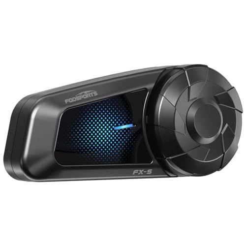 FODSPORTS バイク インカム FX-S インカム Bluetooth5.4 充電ながら使用 2人同時通話 インカムバイク用 通信機器 最大通話距離1000M 40mmヘルメットスピーカー 通信自動復帰 HIFI音質 バイク用無線機 いんかむ 他社pms