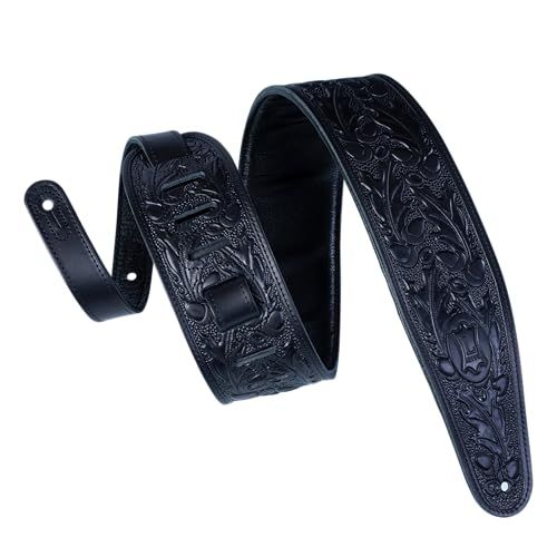 [Levy's Leathers] ギターストラップ (PM44T01) 標準 PM44T01-BLK送料無料 1cdbc31a