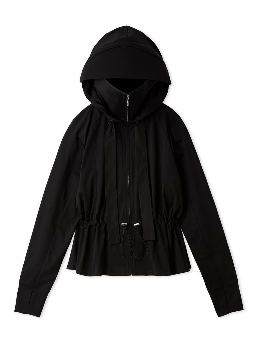 新品 [スナイデル] 【LUMISHADE】サンバイザー付きUVカットパーカー SWCJ261265 レディース BLK F