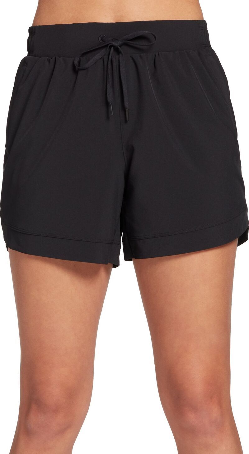 キャリー レディース ボトムス ハーフパンツ・ショーツ CALIA Womens Journey Woven 5 Short Pure Black ブラック