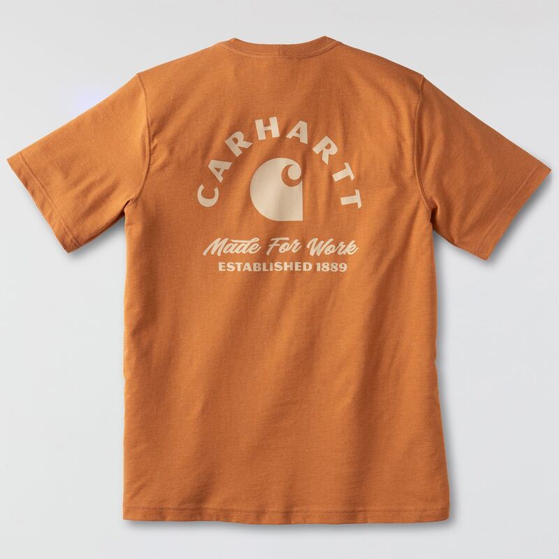 カーハート メンズ トップス Tシャツ Carhartt Mens Irvine Work Short Sleeve TShirt Rusted Rail Heather ヘザー