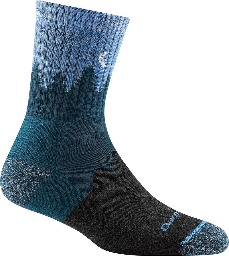 ダーンタフ レディース アンダーウェア 靴下 Darn Tough Womens Treeline Micro Crew Midweight Hiking Socks Blue ブルー