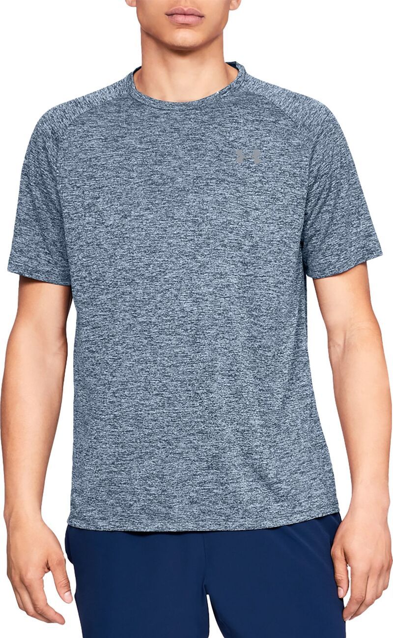 アンダーアーマー メンズ トップス シャツ Under Armour Mens Tech 20 Short Sleeve TShirt Aegean BlueBlack ブラック