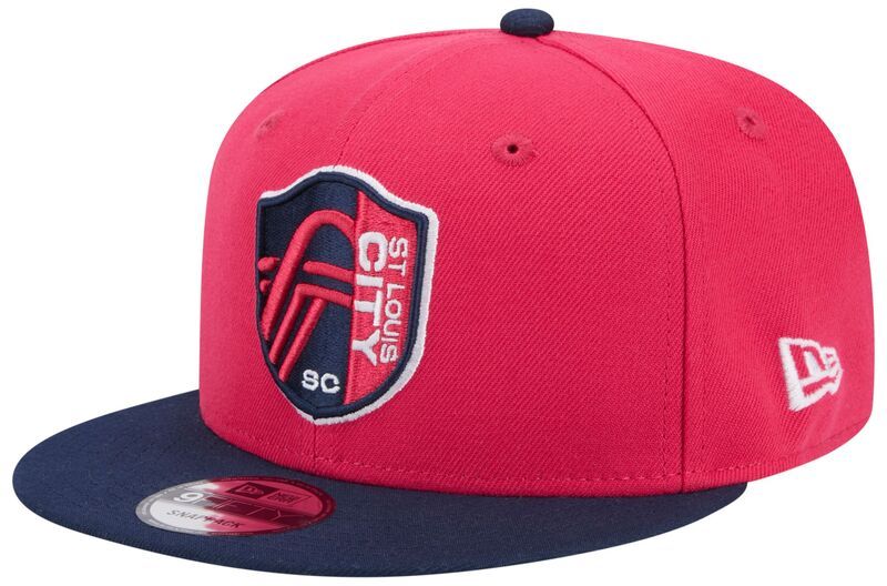 ニューエラ メンズ アクセサリー 帽子 ロゴ New Eradult St Louis City SC Red Logo 9Fifty Adjustable Hat NoColor レッド