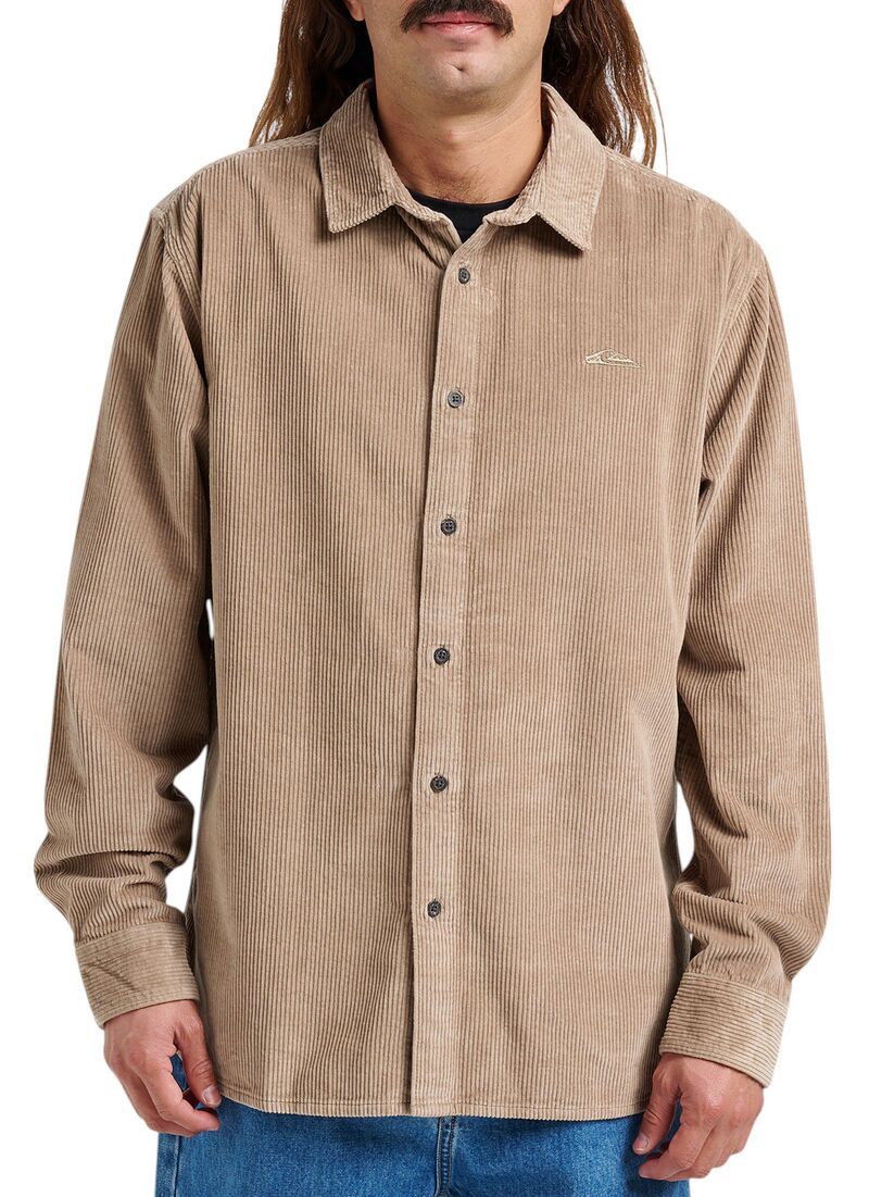クイックシルバー メンズ トップス シャツ ボタンダウン コーデュロイ ダウン Quik silver Mens Cord Long Sleeve Button Down Corduroy Shirt