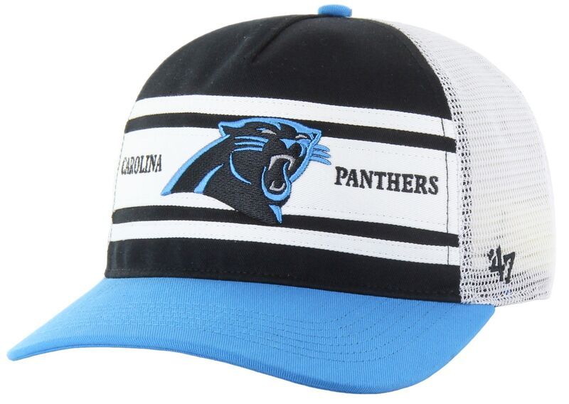 フォーティーセブン メンズ アクセサリー 帽子 47 Mens Carolina Panthersuper Stripe Hitch Black Adjustable Hat NoColor ブラック