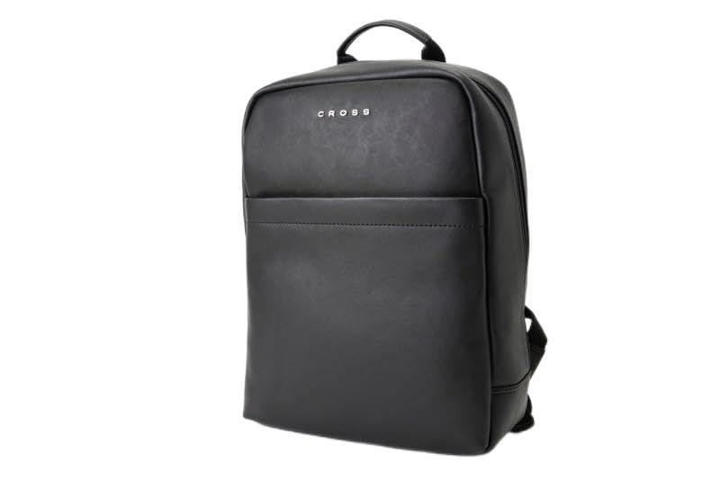 新品 [クロス] レザーコレクション ビジネスバッグ ビジネスリュック リュック バックパック 大容量 A4収納可 ノートパソコン リュックサック 900g クッションメッシュ素材 合成皮革 撥水 ブラック メンズ レディース PUレザー キャリーオンバッグ
