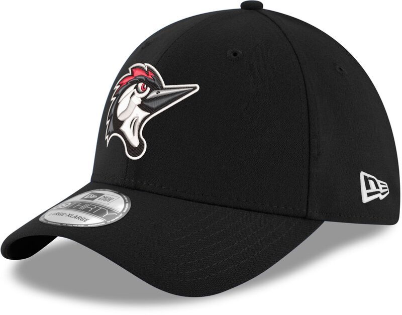 ニューエラ メンズ アクセサリー 帽子 New Era Mens Fayetteville Woodpeckers Black 39Thirty Stretch Fit Hat NoColor ブラッ