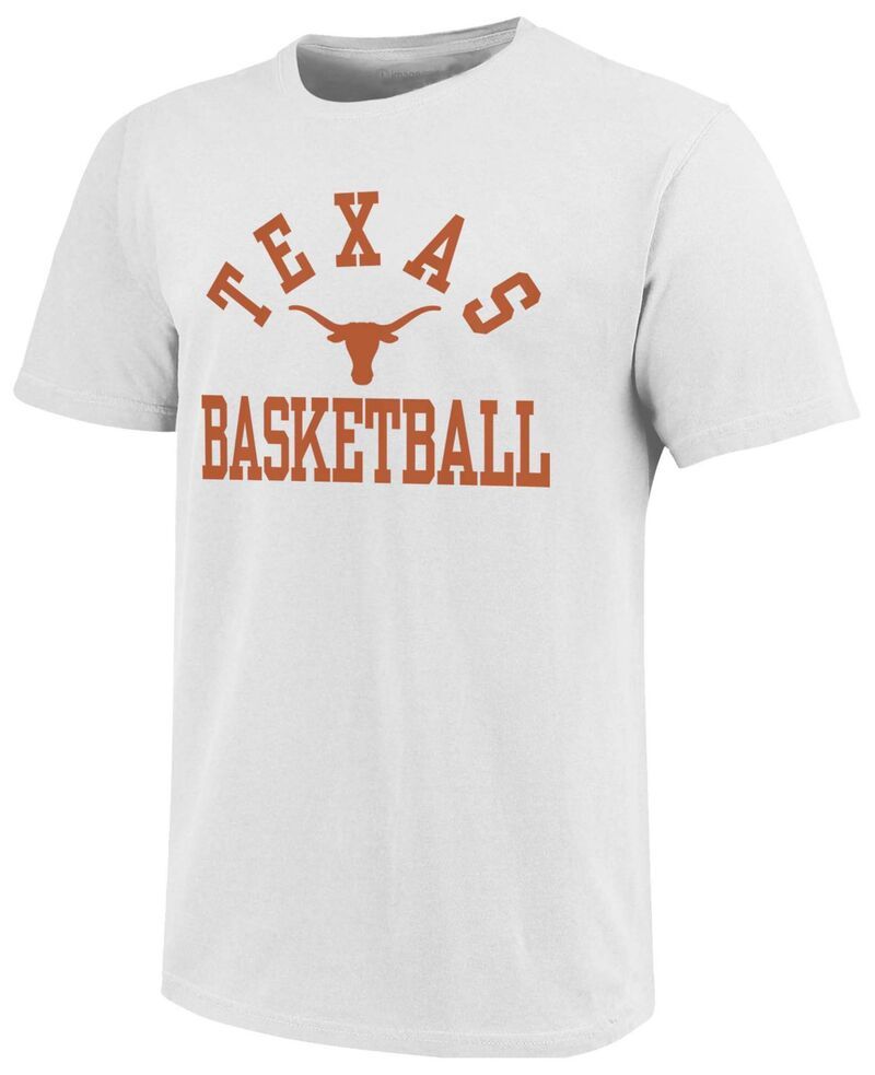 イメージワン メンズ トップス Tシャツ Image One Mens Texas Longhorns White Basketball TShirt White ホワイト