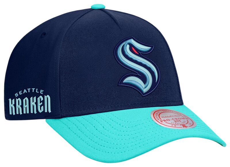 ミッチェルネス メンズ アクセサリー 帽子 Mitchell Ness Menseattle Kraken Blue GOT 5 Pro Snapback Hat NoColor ブルー