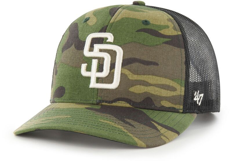 フォーティーセブン メンズ アクセサリー 帽子 47 Mensan Diego Padres Camo Trucker Hat NoColor