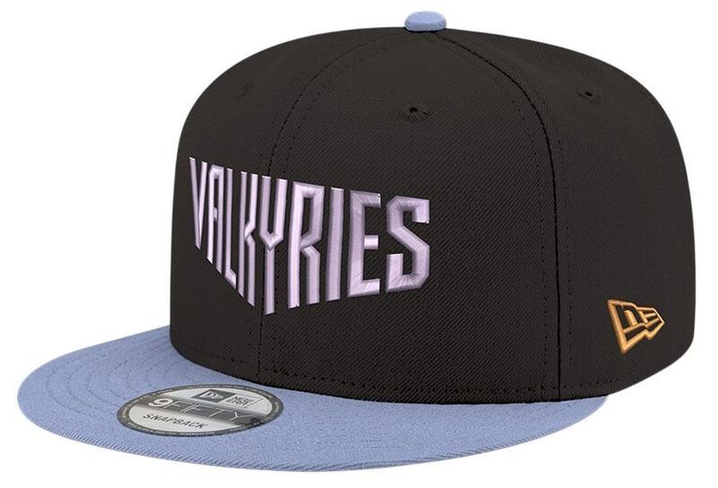 ニューエラ メンズ アクセサリー 帽子 New Era Mens Golden State Valkyries Black Wordmark Rebel 9Fifty Adjustable Hat N