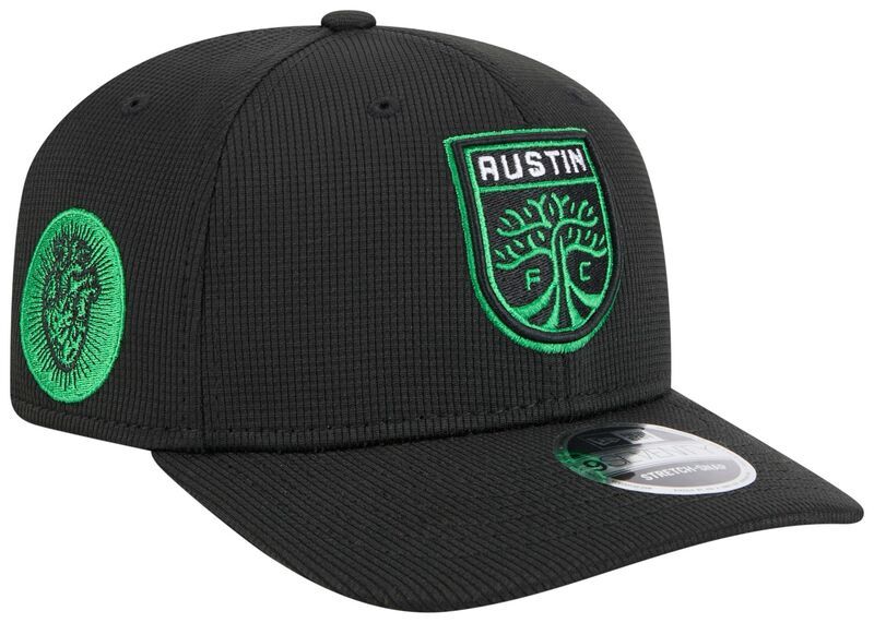 ニューエラ メンズ トップス シャツ ジャージー New Era Mens Austin FC 2025 2026 Black Jersey Hook 9Seventy Adjustable Hat