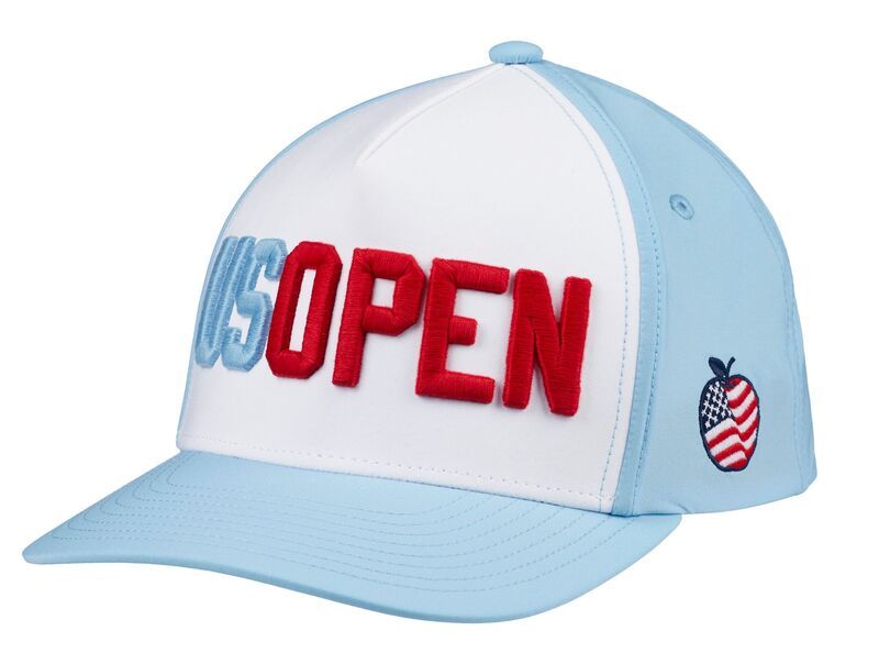 ウォルターヘーゲン メンズ アクセサリー 帽子 2026 US Open Walter Hagen Mid Profile 5 Panel Block Hat WhiteClear Blue ホワイト